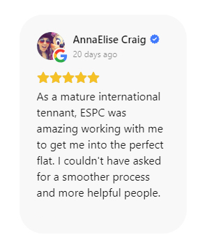 ESPC Lettings - Google Review