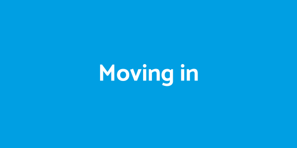 Moving in