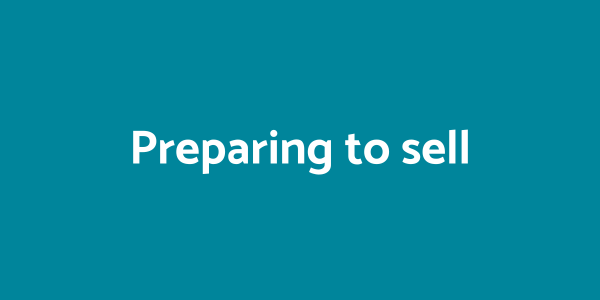 Preparing to sell