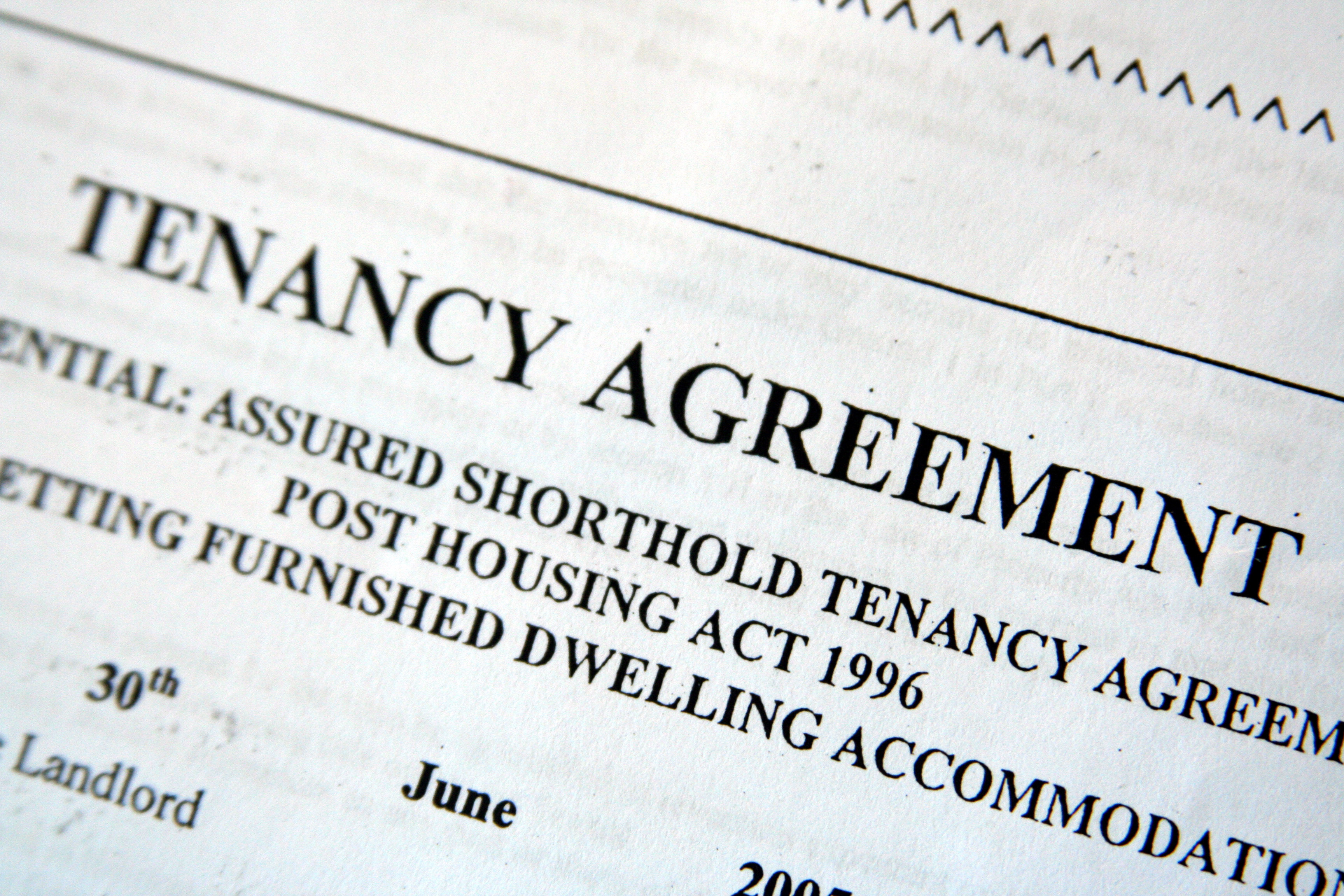 tenancy agreement