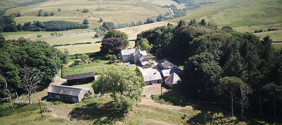 Carlenrig house and garden