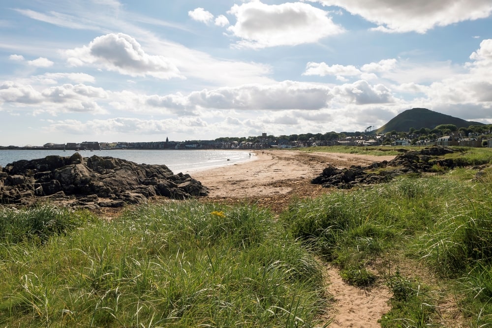 East Lothian beach