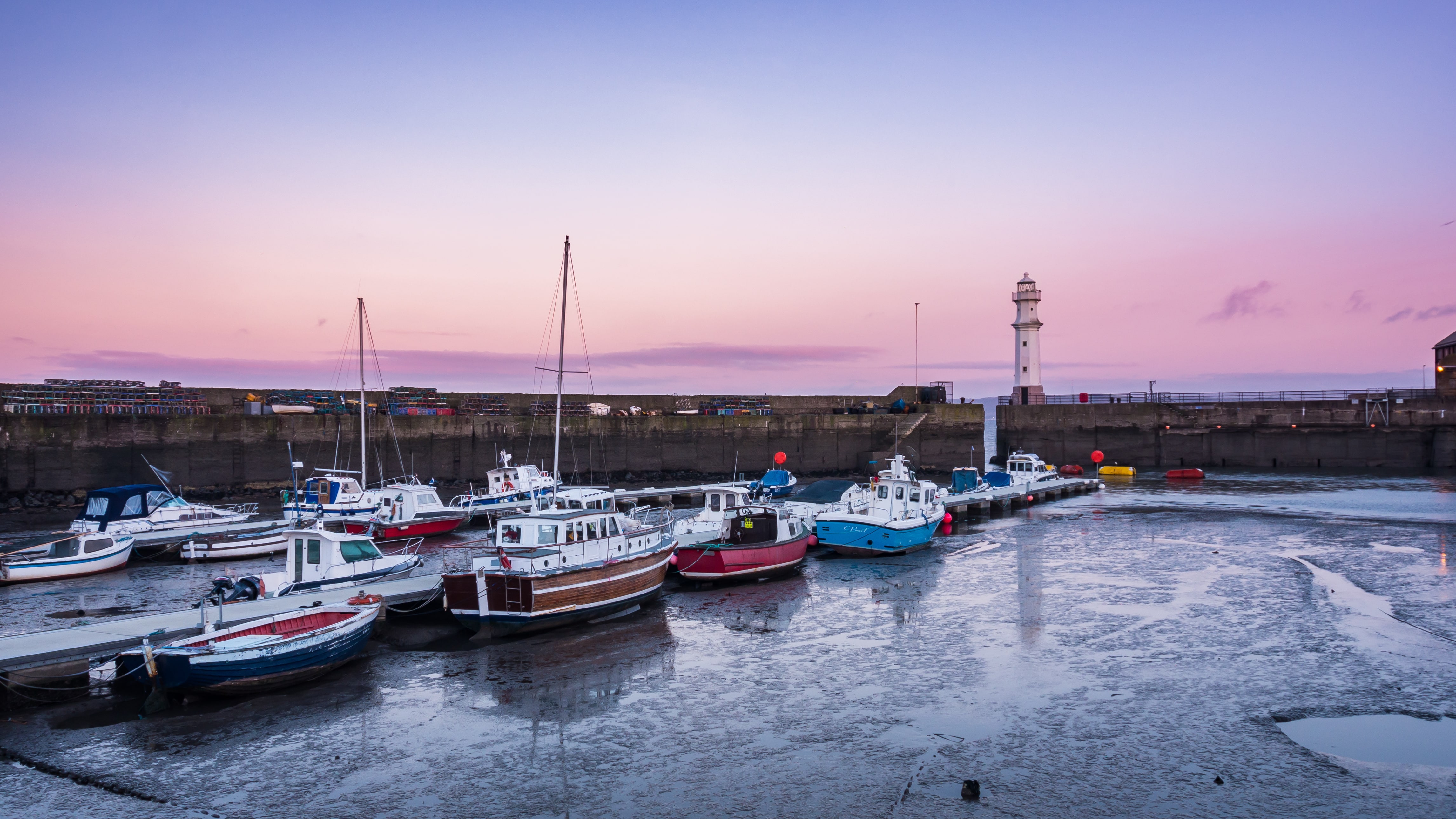 Newhaven harbour Edinburgh
