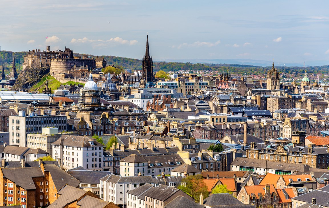 Edinburgh City Centre Skyline